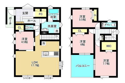 船橋市大穴北3期　新築戸建 ヤマダ